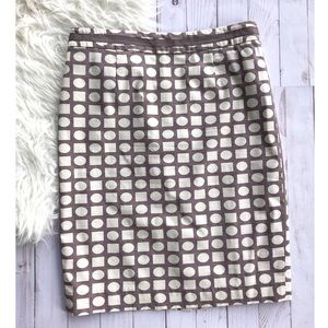 🌸Boden Geometric shapes pencil skirt size 6P